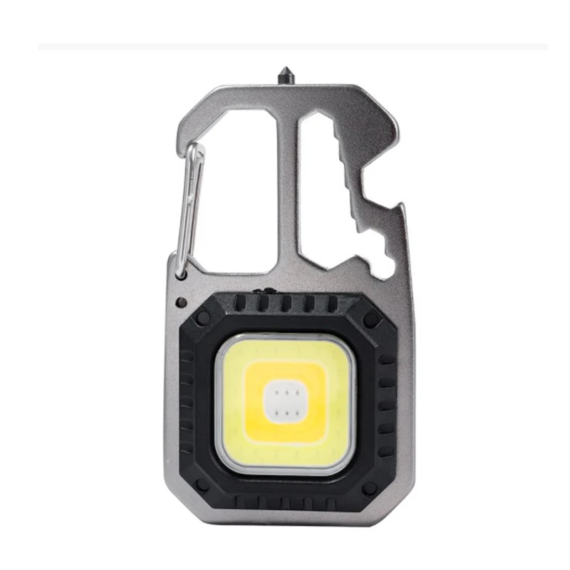 LED Torches Rechargeable Pocket Portable LED COB Work Light Emergency Camping Magnetic Mini Led Keychain Flashlight