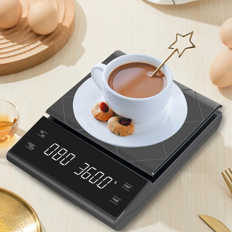 Professional Manufacture Cheap Mini Coffee Scale 3kg Digital Coffee Scales With Timer