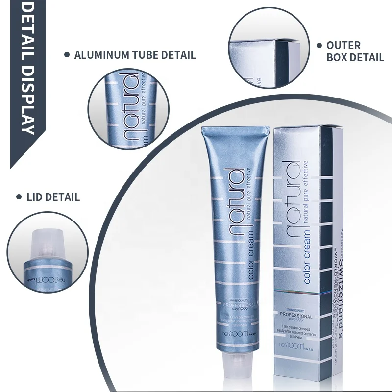 100% Grey Coverage Professional Permanent hair color Salon OEM/ODM Hair Dye Color