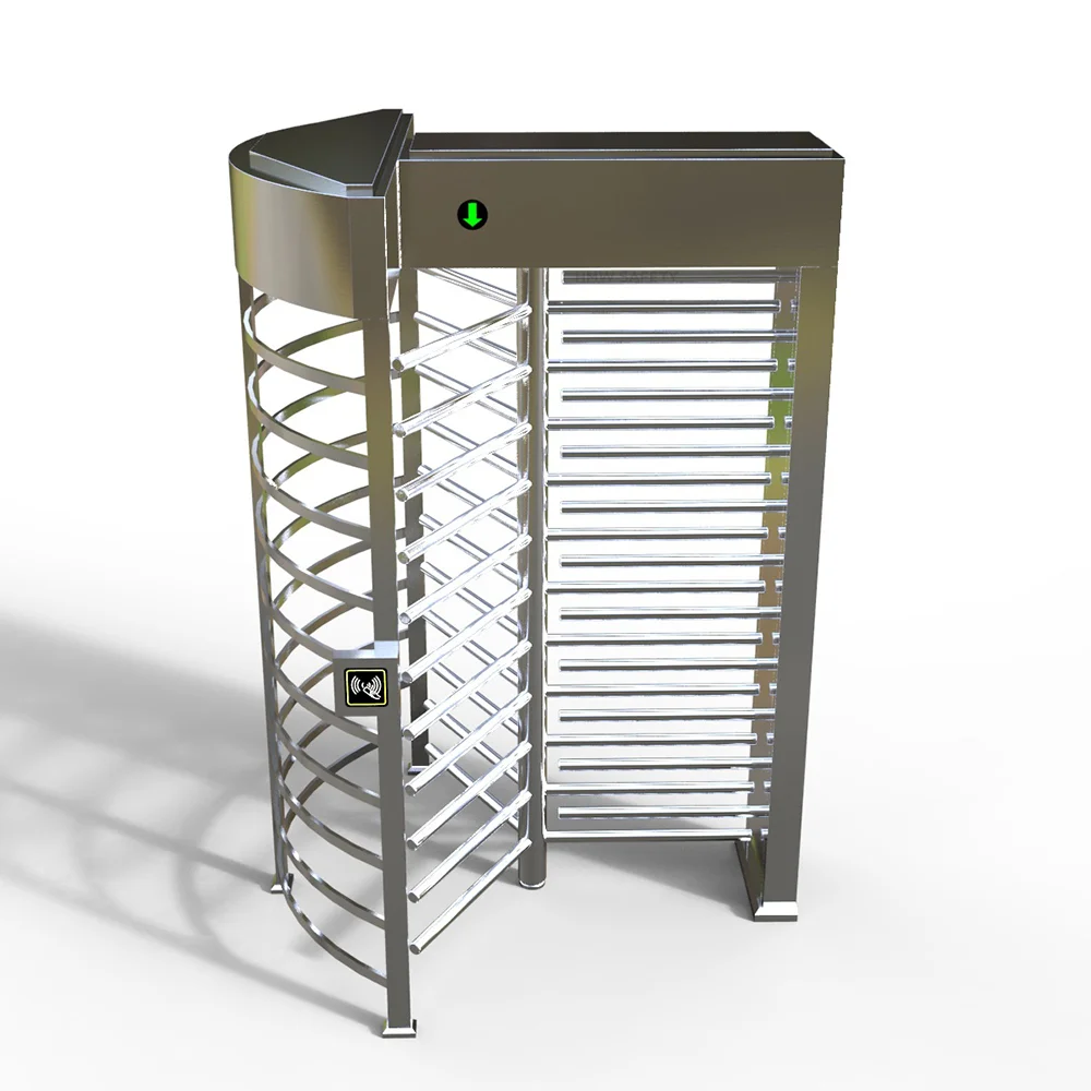 Professional Mechanical Safty Double Full Height Rotate Turnstile Electronic Barrier Gate