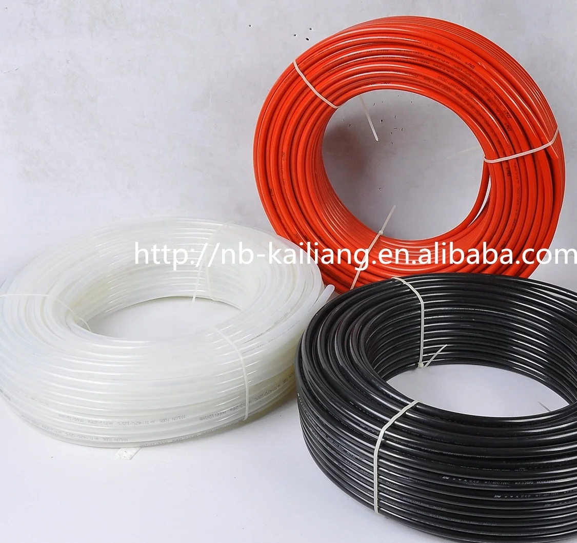 
China cheap colored plastic pipe,PA12 power steering hose,nylon tubing 