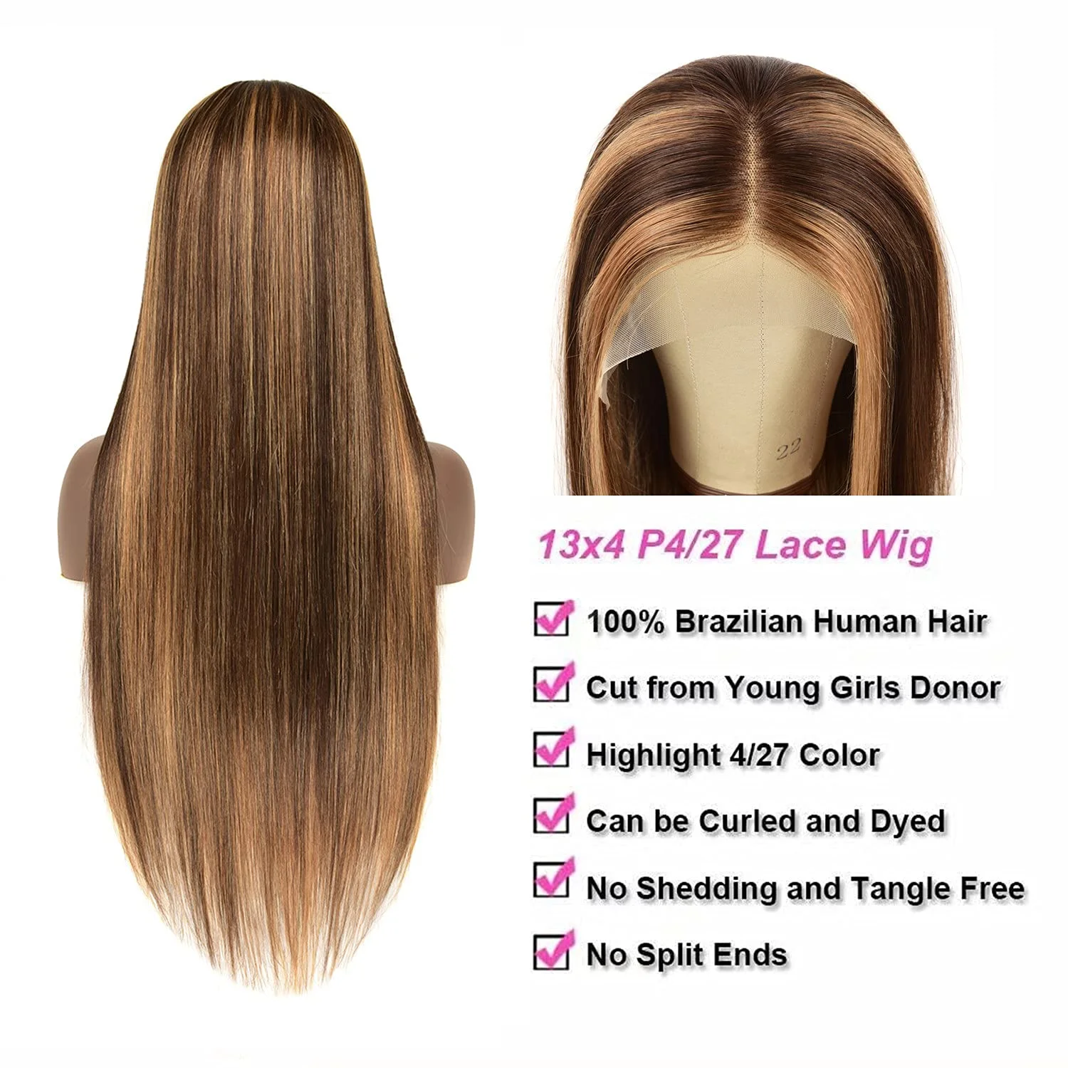 Hot Wholesale Virgin Brazilian Hair High Density 13x4 Body Deep Wave Highlight Color Wigs Human Hair Transparent Lace Front Wig