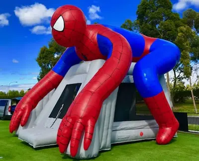 wholesale high-quality commercial Bounce House Inflatable Spiderman Bouncy Castle Air Bounce With Slide