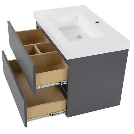 Dilun Euro Style Mounted Single Bathroom Vanity  Furniture Set