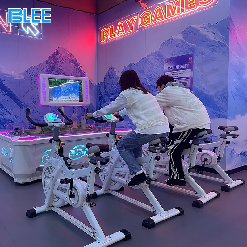 Amusement Park Entertainment Sport Theme Playground Interactive Bicycle Simulator Cycling Racing Game Machine
