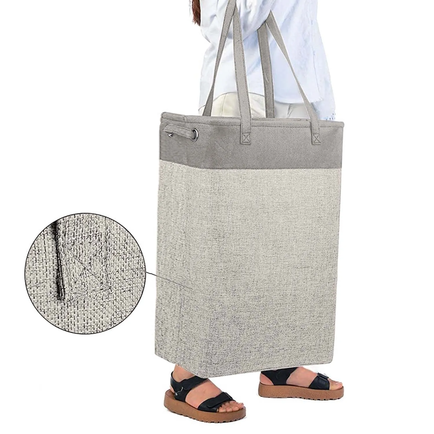 Wholesale Collapsible Dirty kids baby clothes laundry Hampers Bag Foldable durable Storage basket