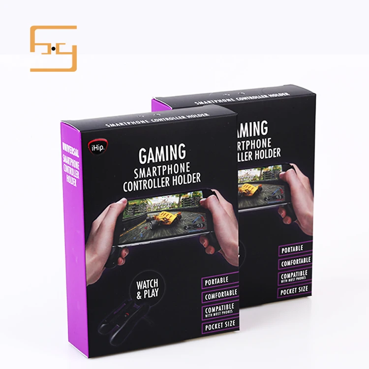 Hair Removal Device Custom Logo Printed Flat Pack Folding Corrugated Die Cut Packing Box