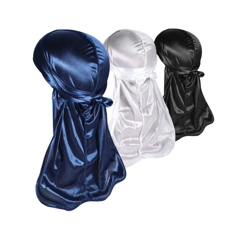 Оптом на заказ шелковистый durag для мужчин и женщин
