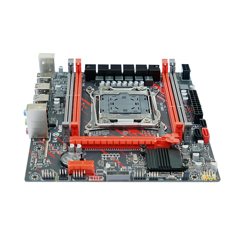 Материнская плата для настольных ПК HM55 набор микросхем каналов DDR3 Intel Xeon E5 LGA2011-3 процессор материнская