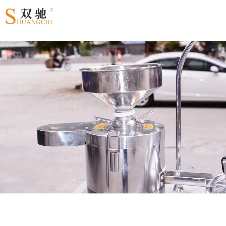 Shuangchi 50L professional commercial gas stainless steel soybean tofu making machine soybean milk making