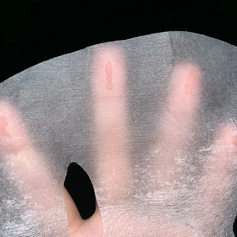 Cosmetic facial mask material loycell face mask sheet skincare dry facial mask sheet