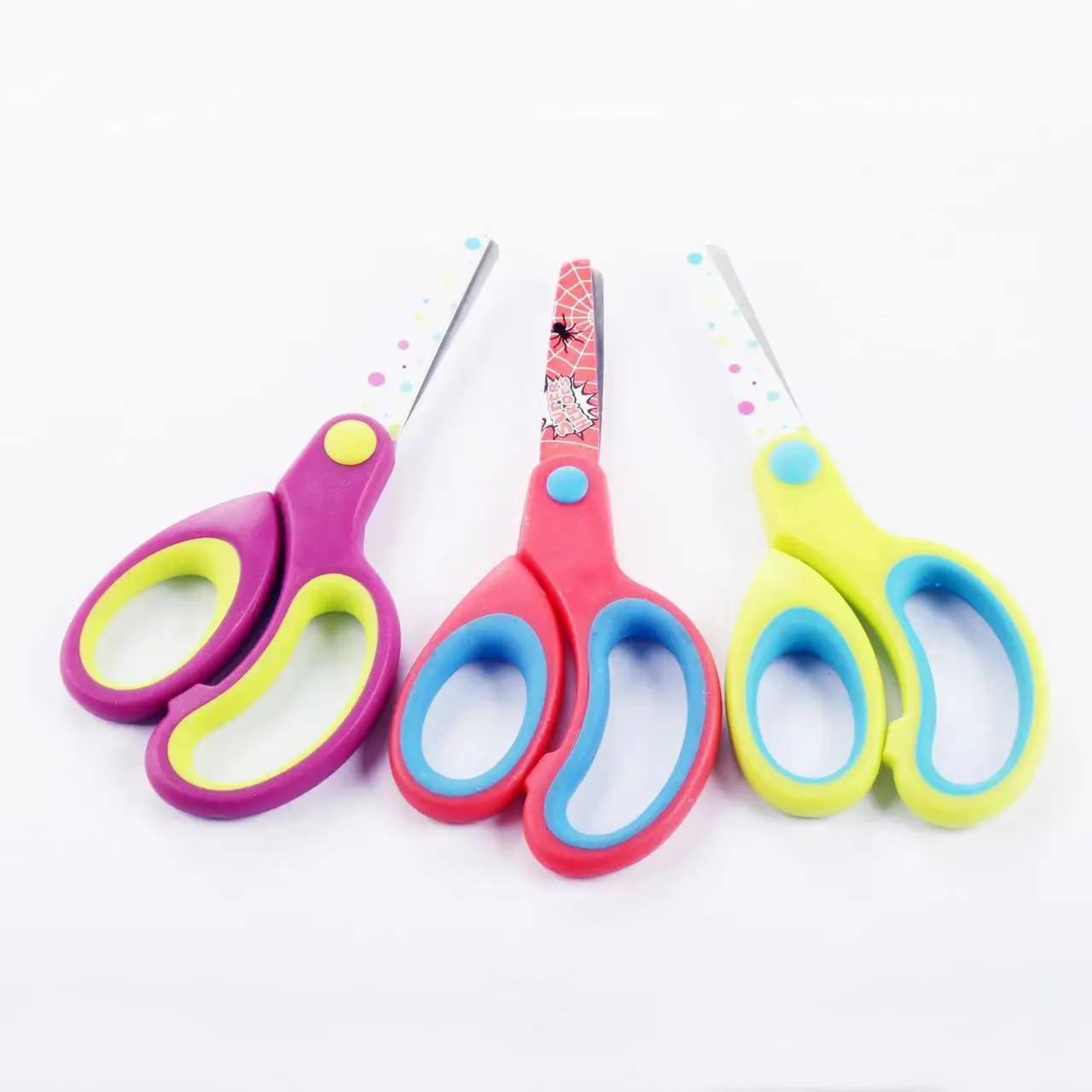 Ножницы для резки бумаги для детей безопасности стационарные студенческие Детские Ножницы канцелярские ножницы