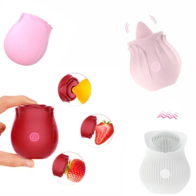 
Sex Toys for rose Vibrator toy dildosex Chargeable Nipple penis Stimulator Waterproof Female Masturbation 