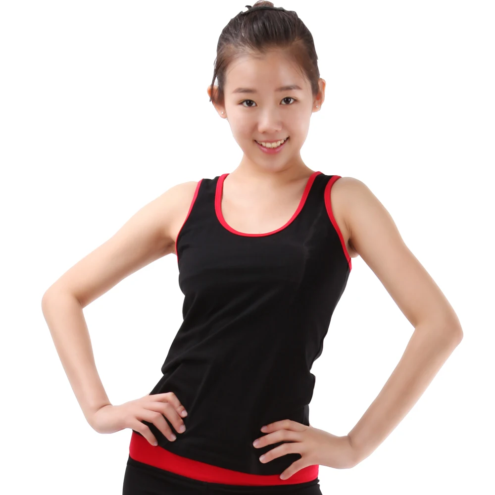 Dansgirl танцевальная одежда качество двухцветные Женские топы с бретельками