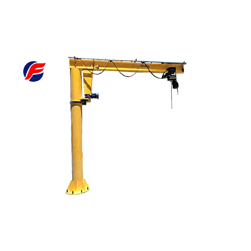 
3ton to 5ton customized floor mounted rotate crane jib crane with electric Hoist 