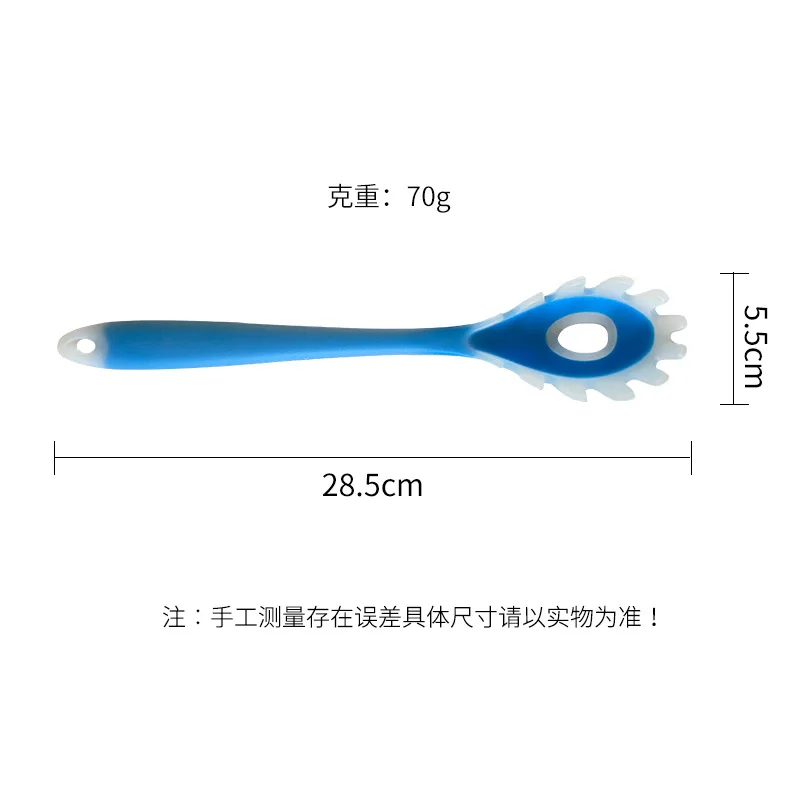 duobenshi silicone noodle scoop Powder claw semi-transparent spaghetti non-stick skillet colander multi-function wa