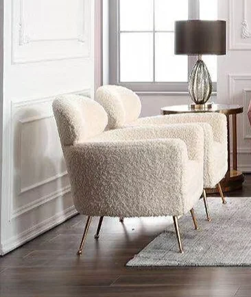 
Italian luxury furniture hotel lobby to receive leisure white sofa chair 