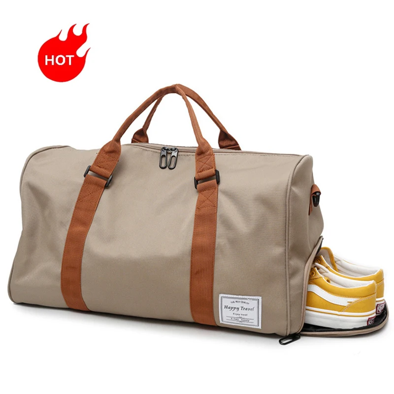 Canvas Duffel Bag Customized Large Capacity Travel Bag Unisex Style in Stock Duffle Bag