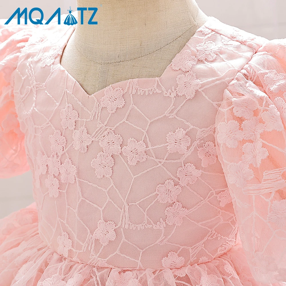 MQATZ Baby Clothes Girls Dresses Puffy Baby Frock Party Wear 2 Years Girl Birthday Dress