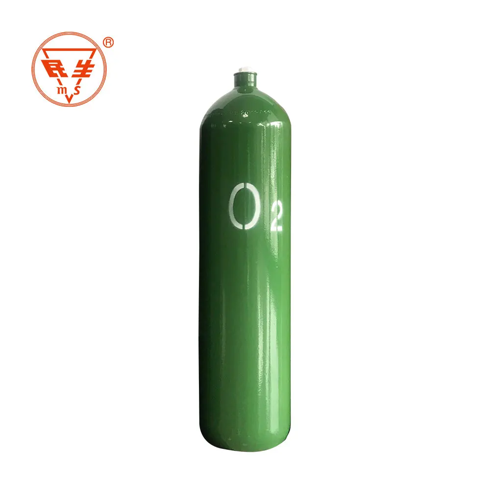 H2 O2 Co2 N2 Ar2 He2 Seamless Gas Cylinders