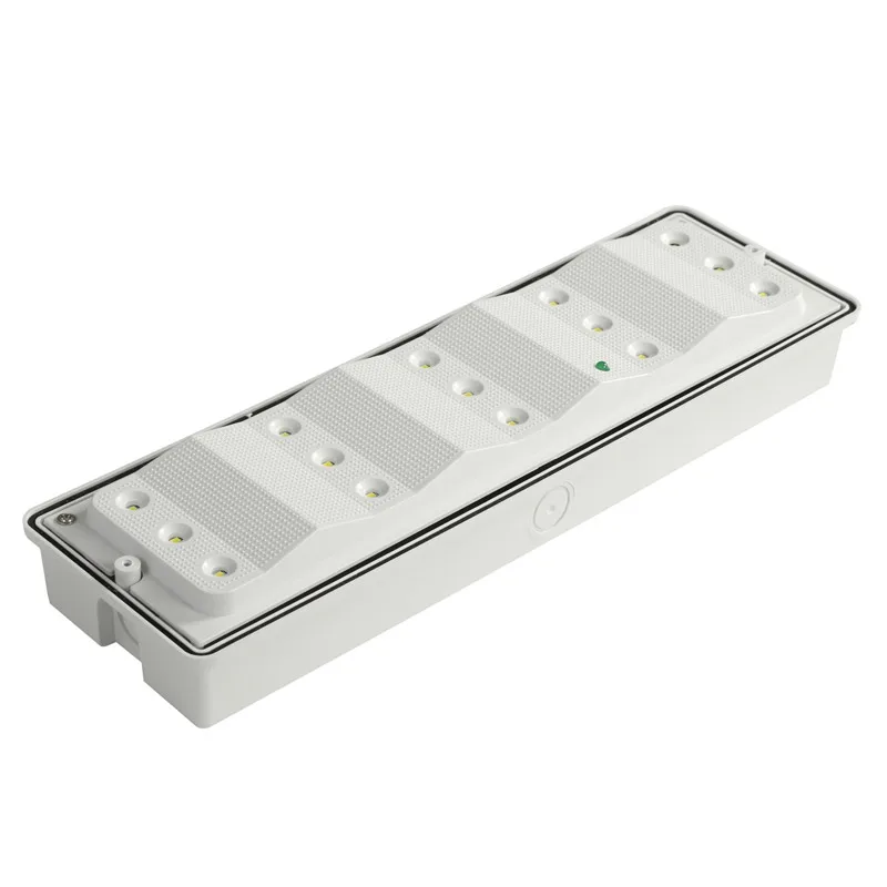 Rechargeable Small IP65 Plastic Waterproof Emergency Lamp Bulkhead Emergency Light