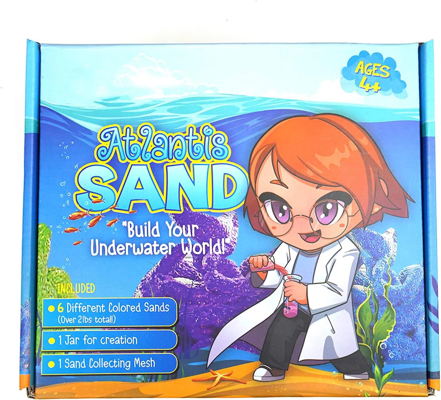 Atlantis Sand Magic Sand Box Set Magic Safe Non-toxic DIY Creative Toy Play Sand Set