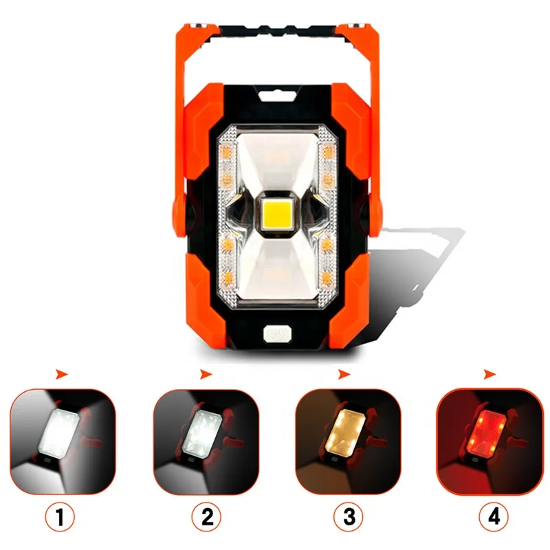1W monocrystalline solar panel 350lm hand magnetic rechargeable led inspection work