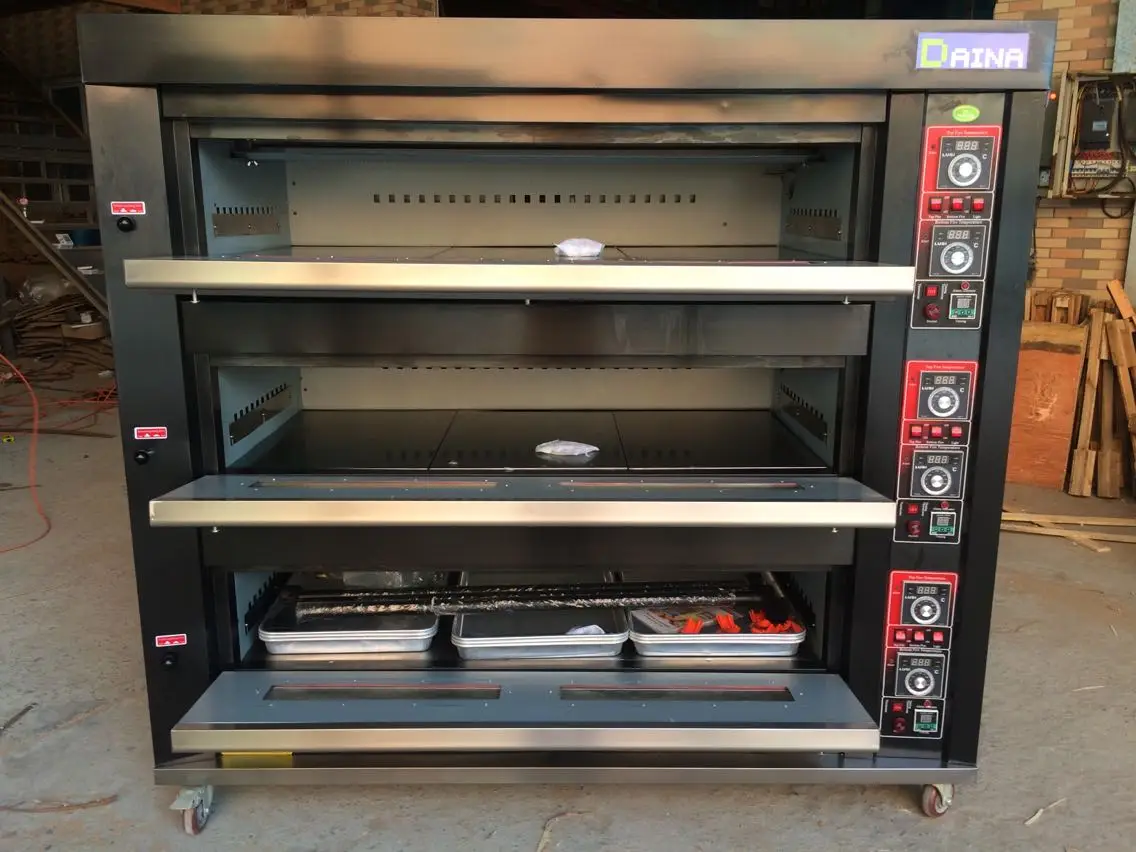 Professional deck oven, Commercial gas and electric bread baking machine sale at promotion price