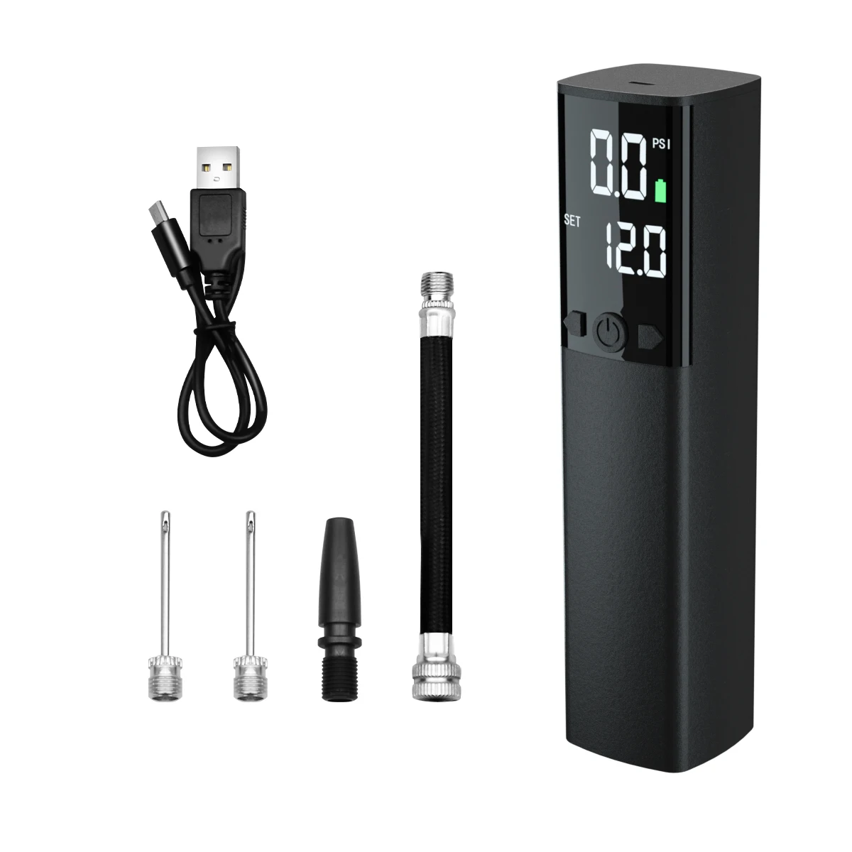 2000mAh Car Air Compressor 3.7V 140PSI Electric Wireless Portable Tire Inflator Pump for Motorcycle Bicycle Boat AUTO Tyre Balls