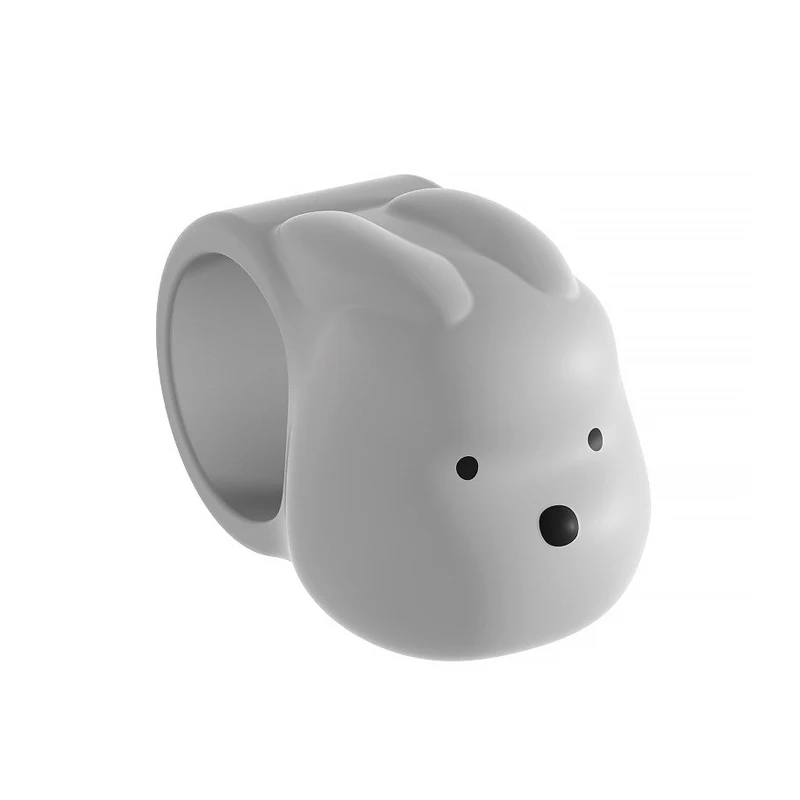 Child protection door block cute cartoon door handle suction block bedroom door block silicone material