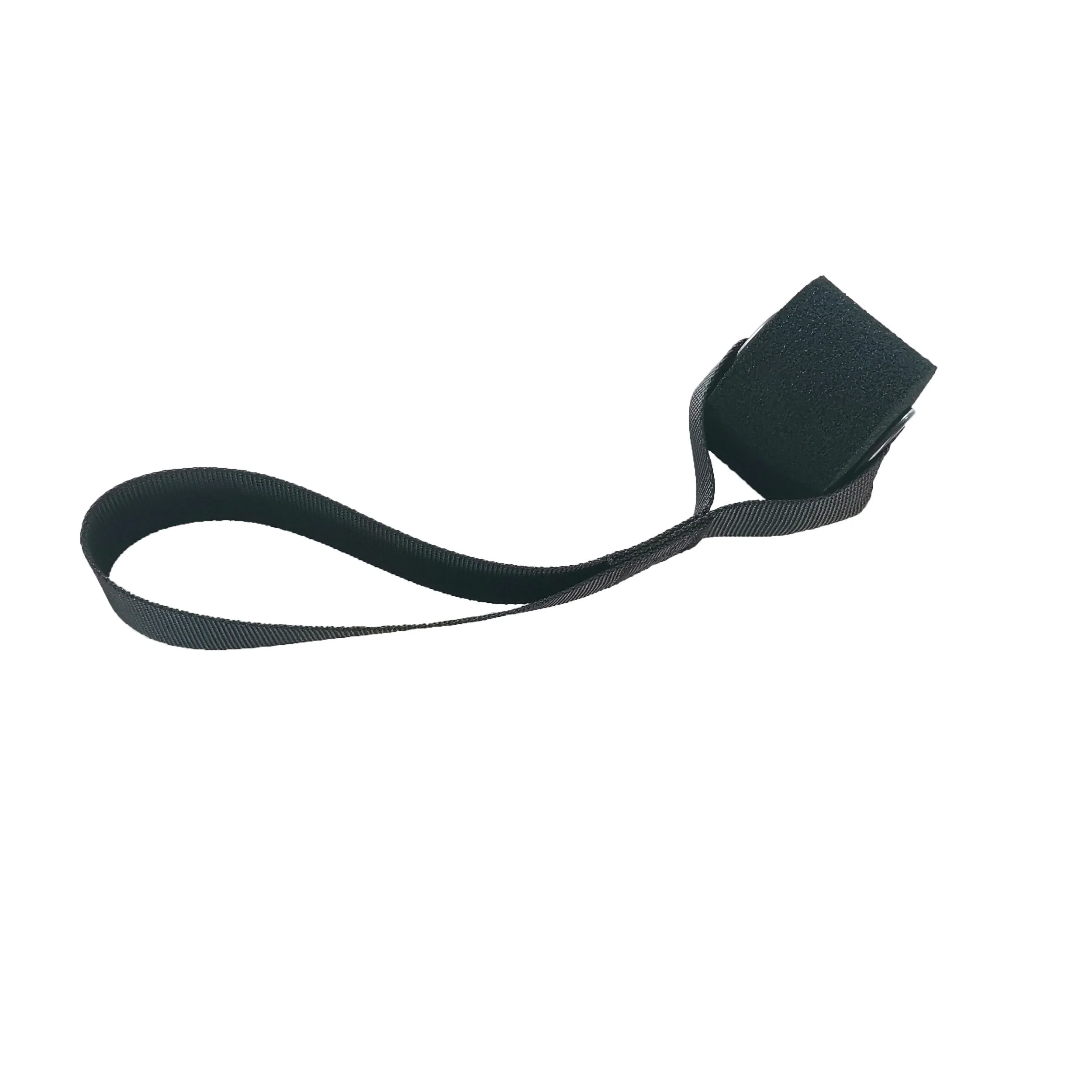 Protective Nylon Sleeve Resistance Band with Handle Grip for Bodybuilding