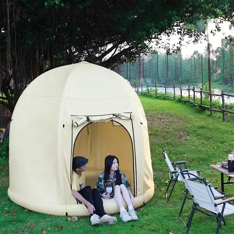 Round  Inflatable Air Automatic Tent For Outdoor Camping Tent