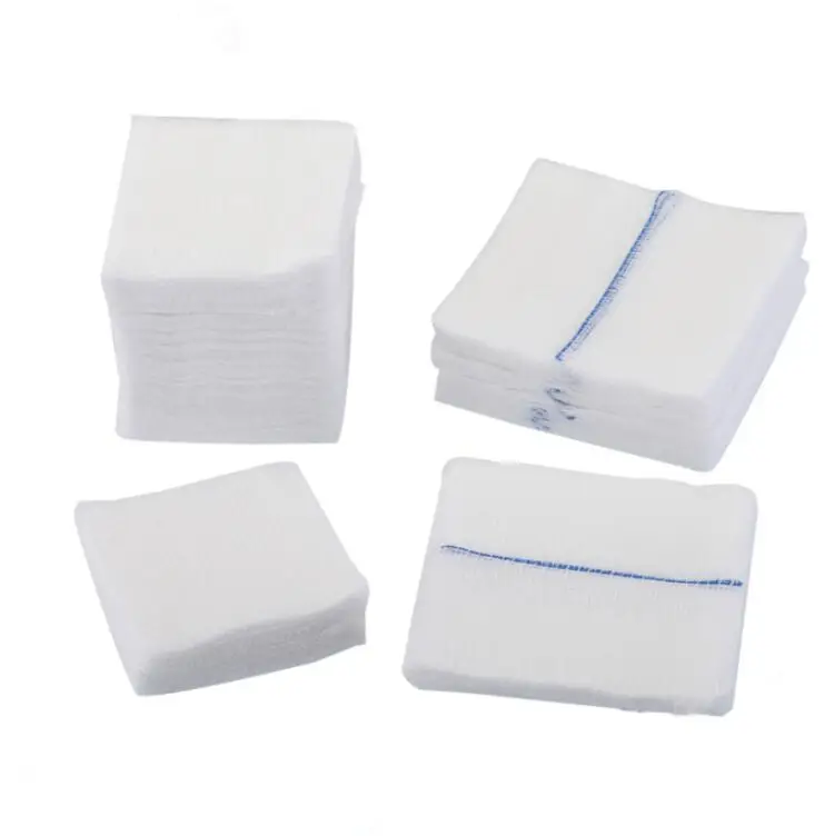 
100% white cotton gauze medical absorbent gauze 