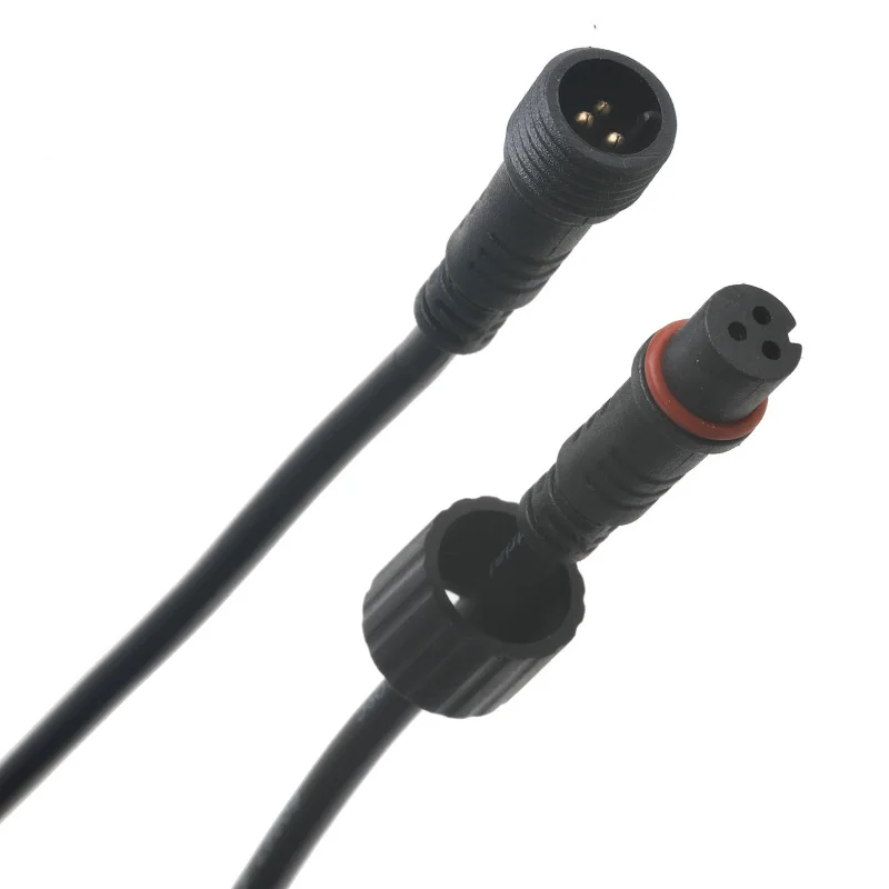 Low voltage led strip plastic male and female cable wire quick 2 3 4 5 pin waterproof connector