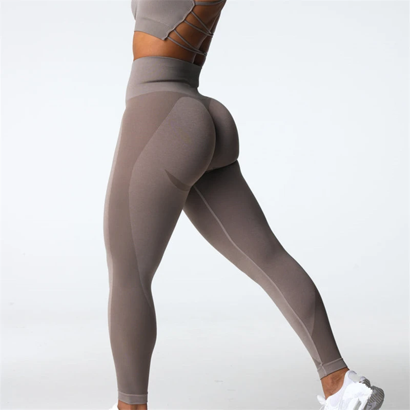 wholesale women bum scrunch leggings logo tad customize sports leggings push up gym polyamide elastane leggings