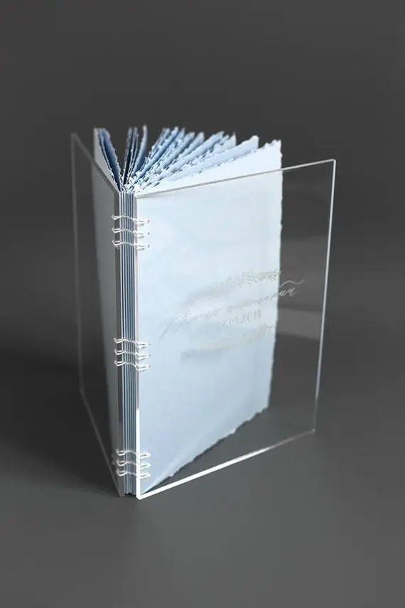 Acrylic book cover binding, Clear Acrylic Book Cover Decor Home Sales Office Living