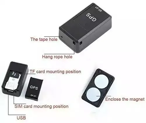 Мини маленький размер личный GSM/GPRS/GPS трекер автомобиля анти-кражи устройства слежения Gf-07 Магнитный автомобиль Mini gps датчик за