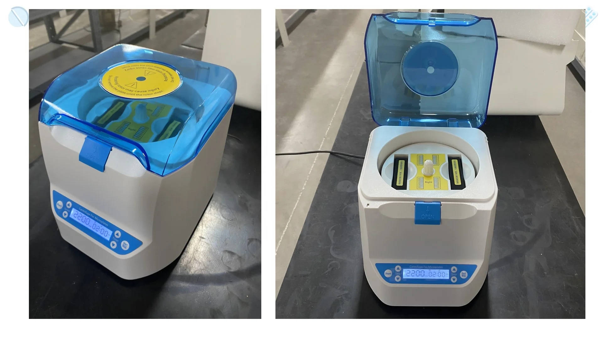 mini small size benchtop low speed 2800rpm 96 holes micro deep well Micro-plate Centrifuge TD4-M