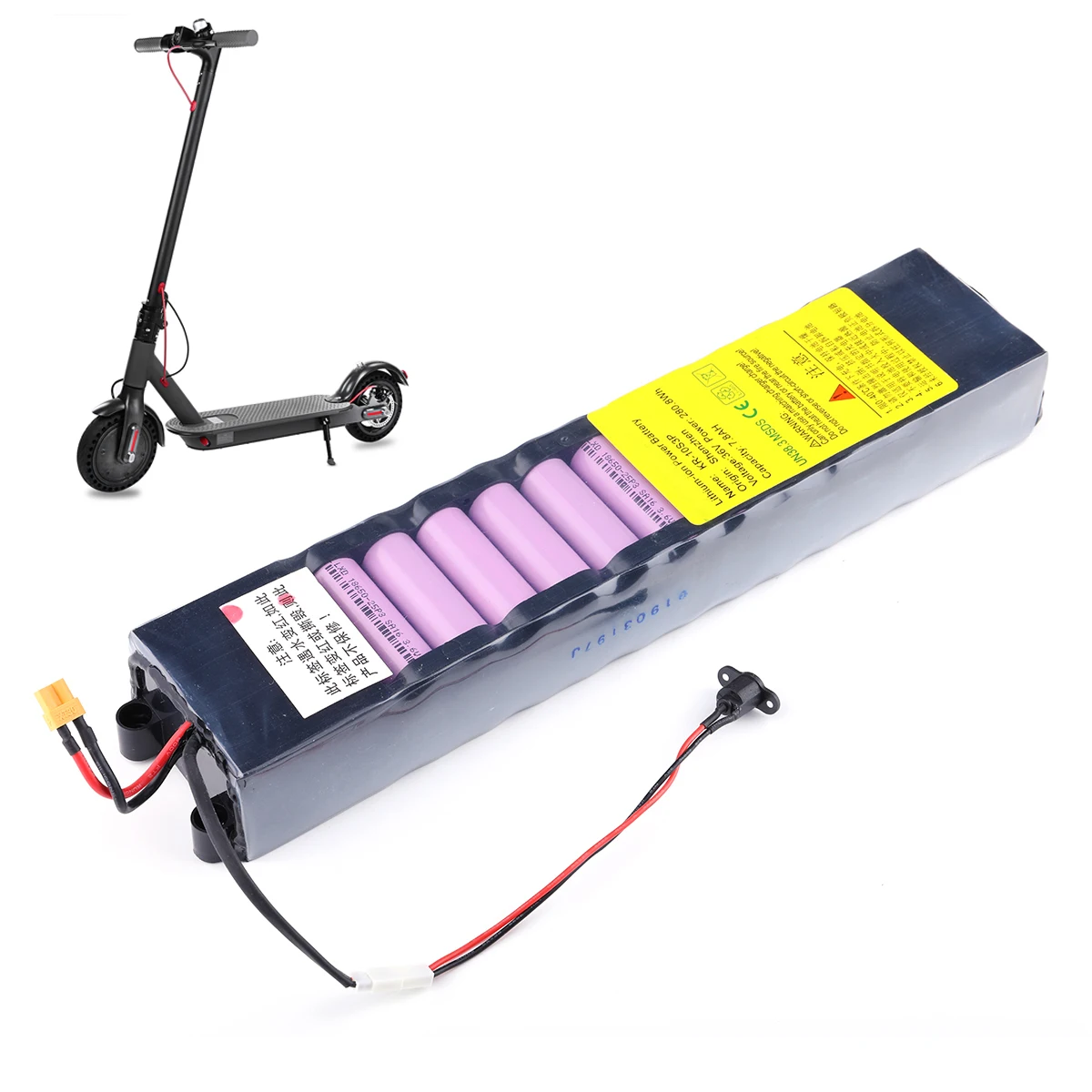 
Lithium-ion scooter Battery Pack 36V xiaomi 1:1 & 1:2 Electric Scooter 7.8ah lithium Battery 