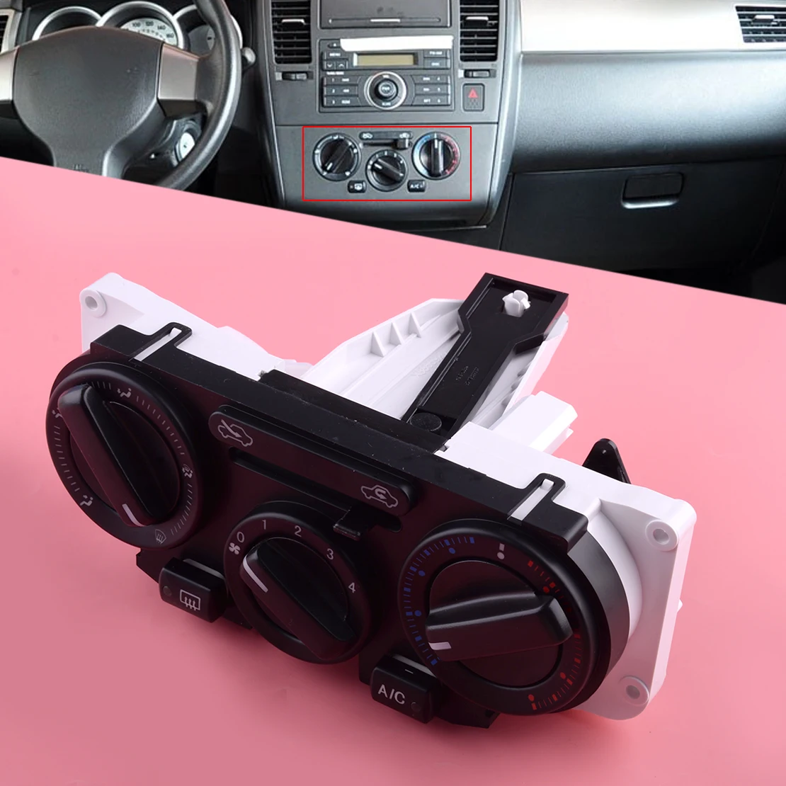  Переключатель контроля панели переменного тока YZX 27510-ED50A для Nissan Tiida Sylphy