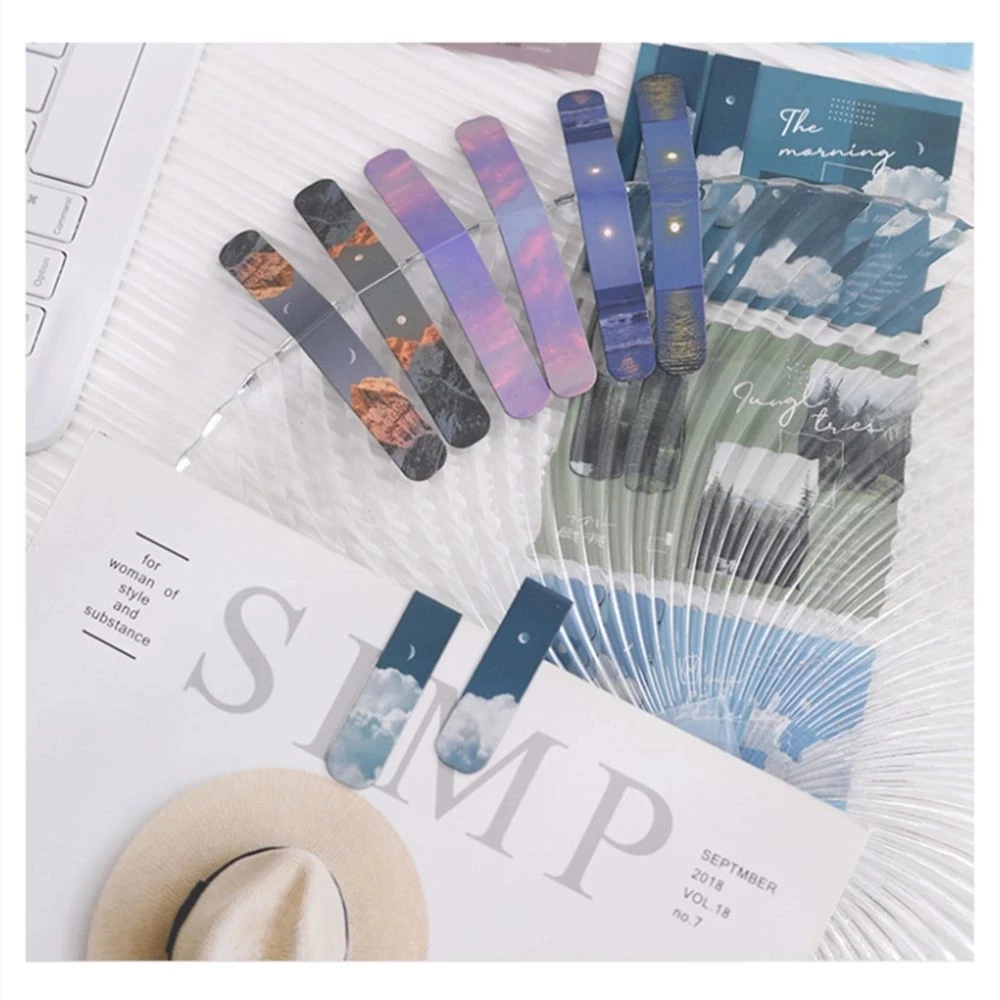 Custom Page Stationery Student Magnetic Bookmarks Van Gogh Literature Art DIY Books Clip
