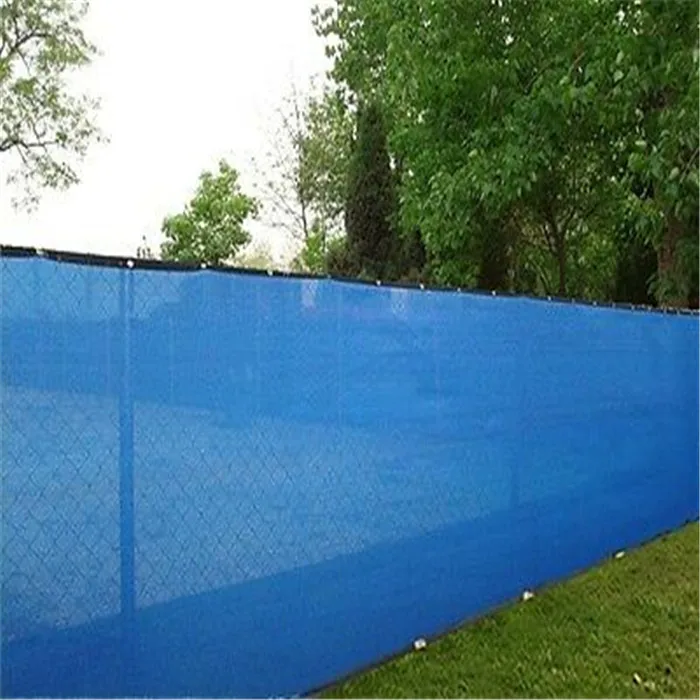 Высокое качество сумасшедшая цена 180GSM HDPE темно-зеленый конфиденциальный 6X50ft экран с люверсами в США
