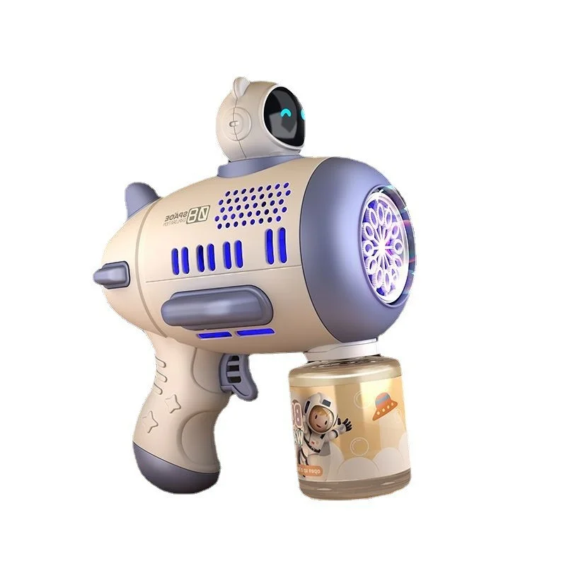 Astronaut Space Bubble Machine LED Bubble Blaster for Toddlers Leak Proof Design Bubble Blower for Parties Birthday