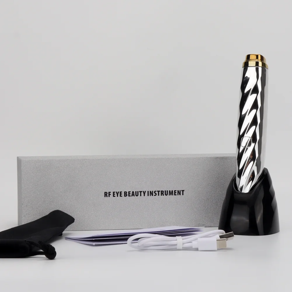 Microcurrent Red Light Therapy Eye Massager Pen With Warm Massage And Vibration Beauty eye Massager Stick