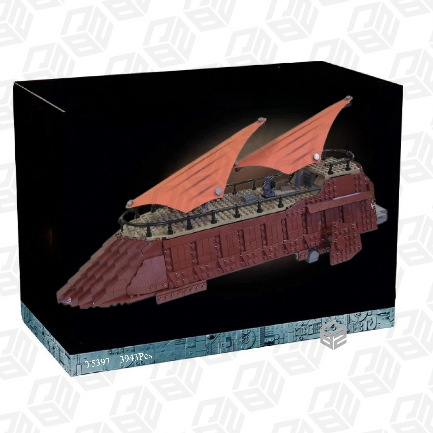 Игрушечная Парусная баржа T75397 Классическая модель парусника конструктор для сборки игрушки детей рождественские подарки взрослых 3943 шт./набор