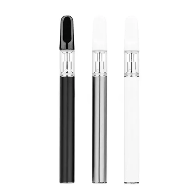 Лучшие электронные сигареты CBD многоразовый тонкий набор 350 мАч 0 3 мл 5 светодиодный индикатор одноразовый электронных сигарет для