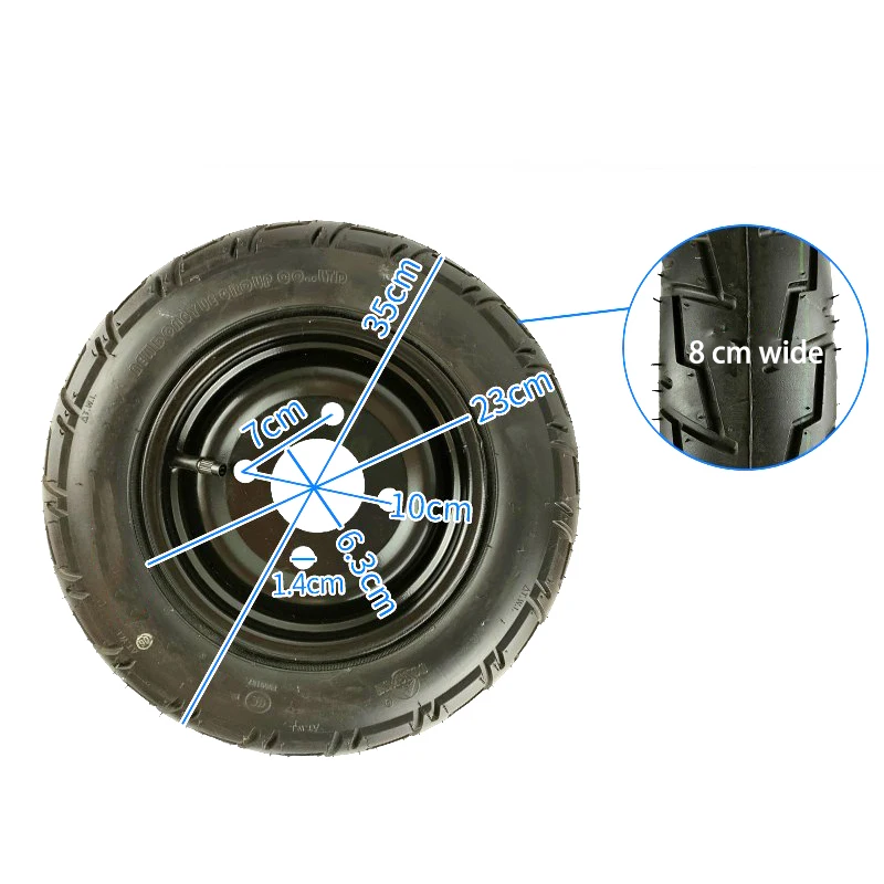 Rubber tire 300-8/400-8/400-12/450-12 electric tricycle solid tire with steel ring