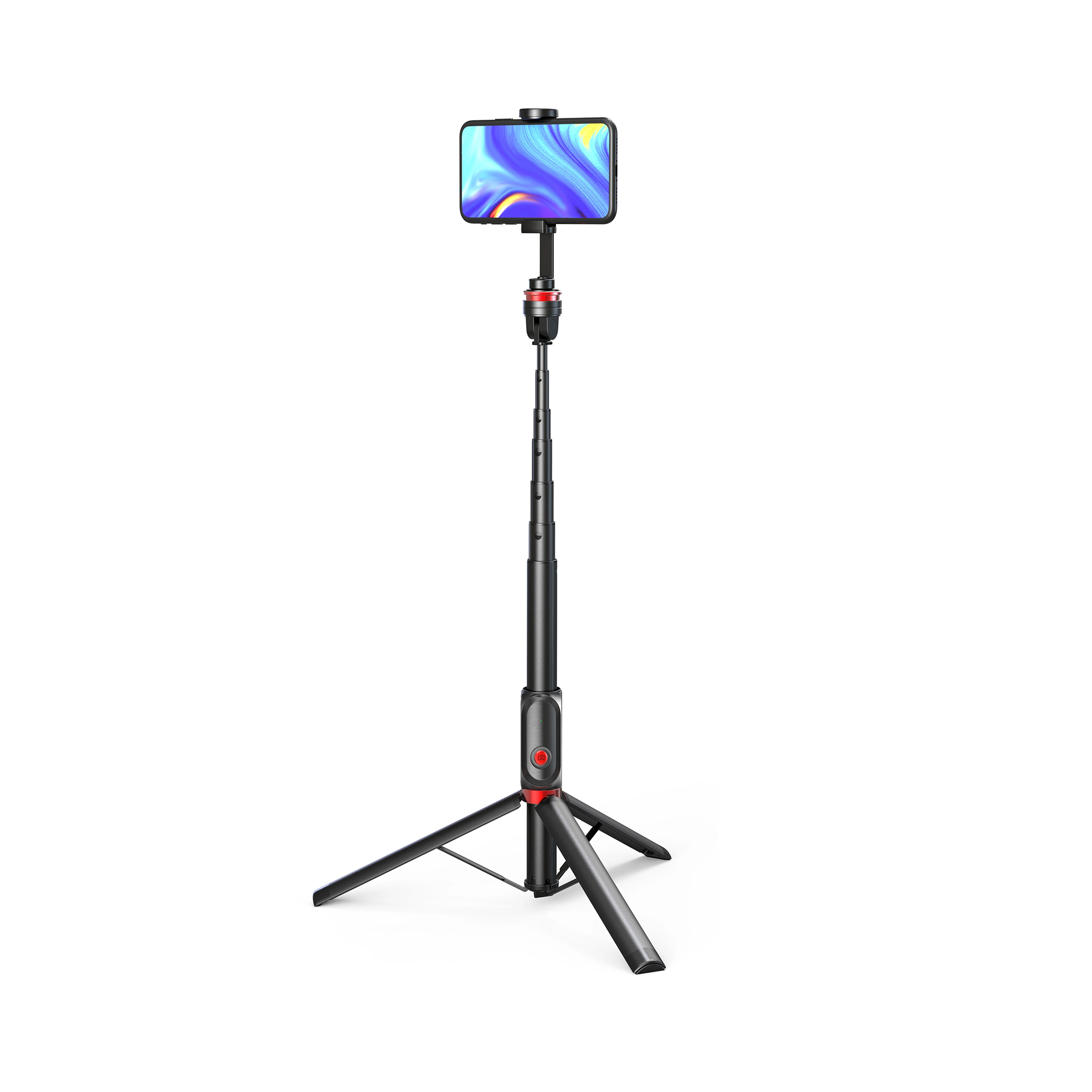 
Good Quality Safe Fashionable Portable Gimbal Waterproof Multifunctionaltripod selfie stick bluetooth video youtube studio 