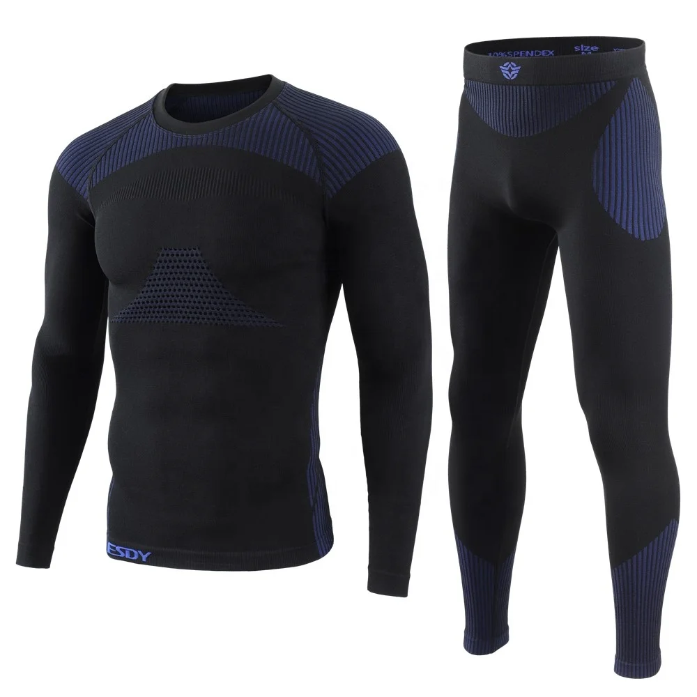 ESDY New Seamless Thermal Underwear Sports Tactical Suits for Yoga Ski Fitness Wear