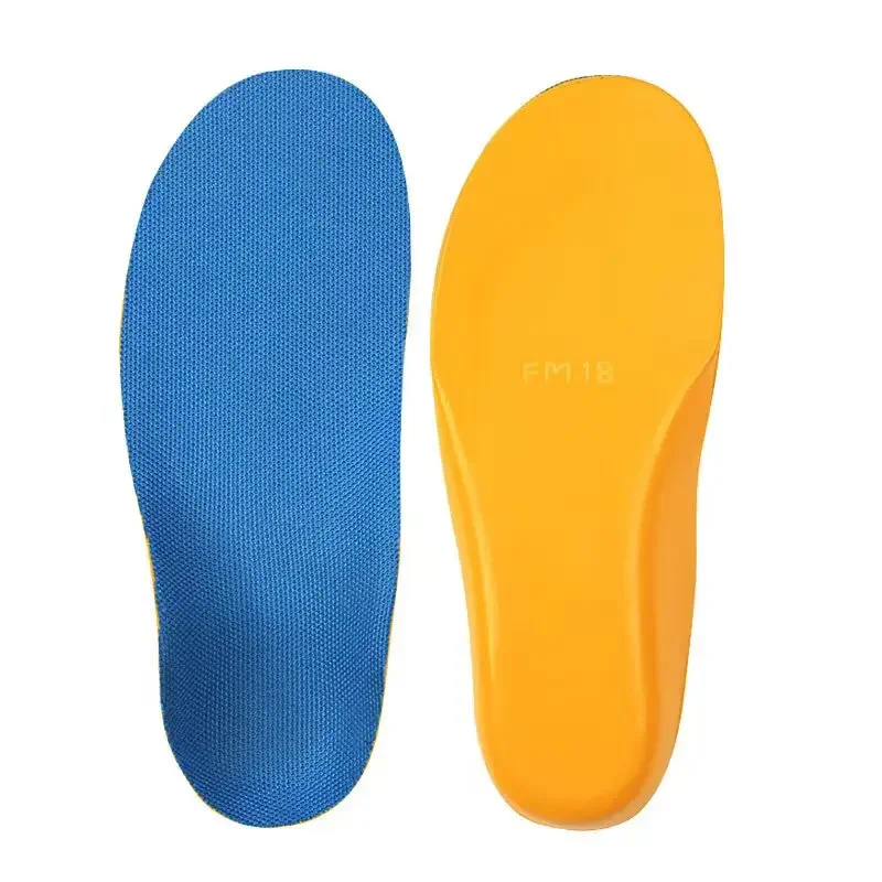 Hot Kids Arch Support Insole Planter Fasciitis Foot Orthopedic Shoe Insert Pad PU Cushion Insole Flat Feet Shoe Insert
